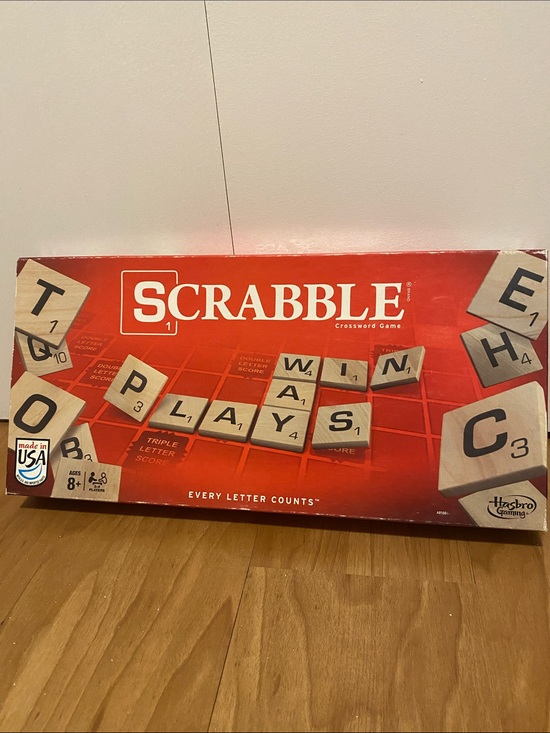 Hasbro Other - Hasbro Scrabble Crossword Game wooden tiles